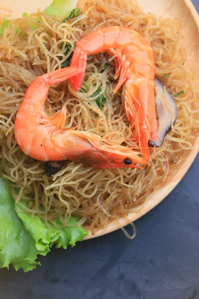 鲜虾粉丝-中国食品 — 图库照片