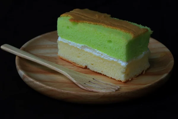 Tarta de Pandan con crema —  Fotos de Stock