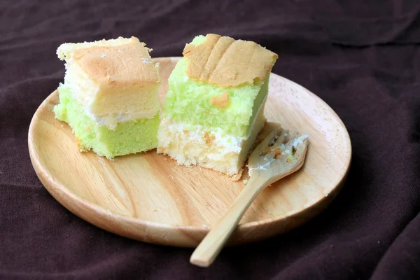 Tarta de Pandan con crema —  Fotos de Stock