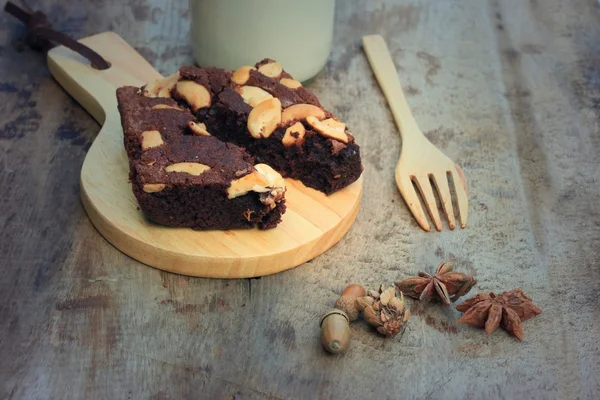 Chocolade brownies — Stockfoto