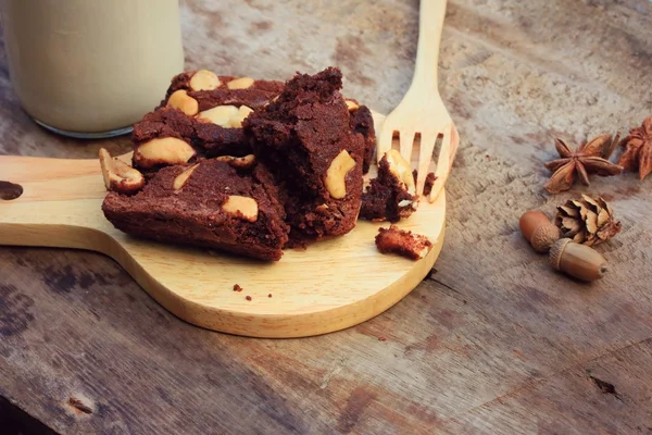 Csokoládé brownies — Stock Fotó