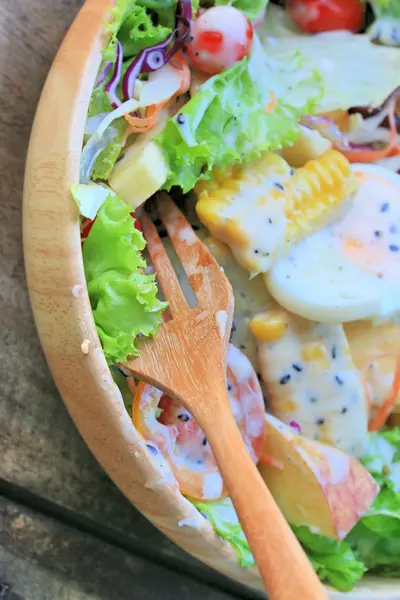 Ouă de salată cu maioneză — Fotografie, imagine de stoc