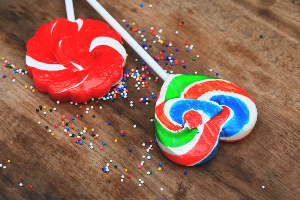 Candy valentines hearts — Stock Photo, Image