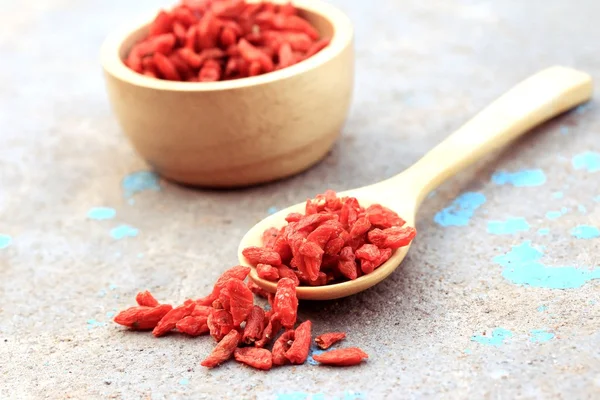 Red dried goji berries — Stock Photo, Image