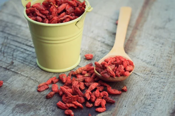 Red dried goji berries — Stock Photo, Image