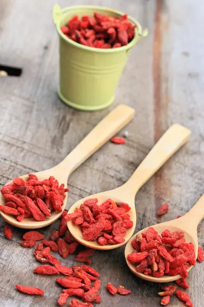 Red dried goji berries — Stock Photo, Image