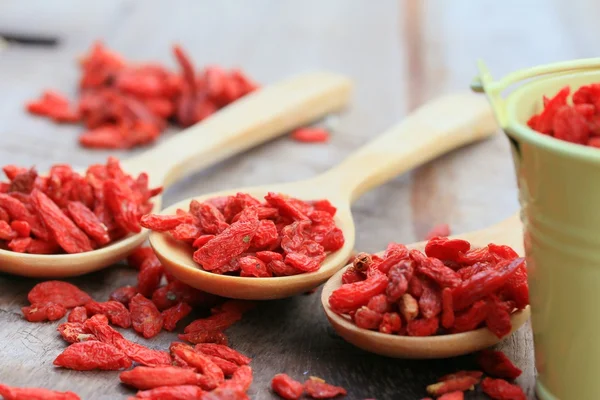 Red dried goji berries — Stock Photo, Image