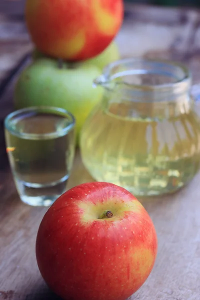 Fresh apples and juice. Royalty Free Stock Images