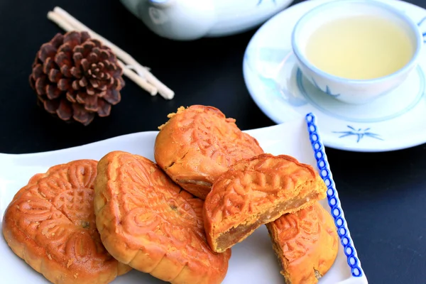 Festival maan taart - Chinese cake — Stockfoto