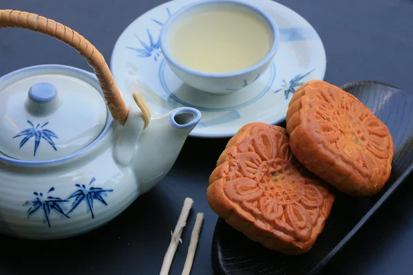 축제 달 케이크-중국 케이크 — 스톡 사진