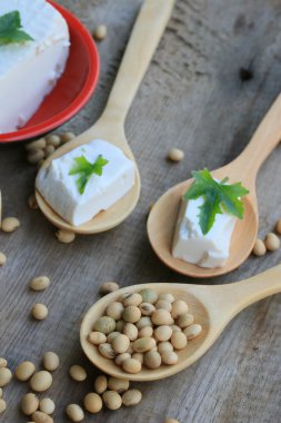 soya fasulyesi ve soya peyniri