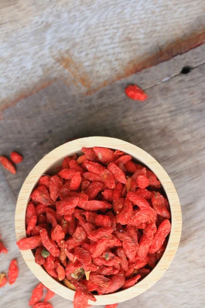 Bayas de goji secas rojas — Foto de Stock
