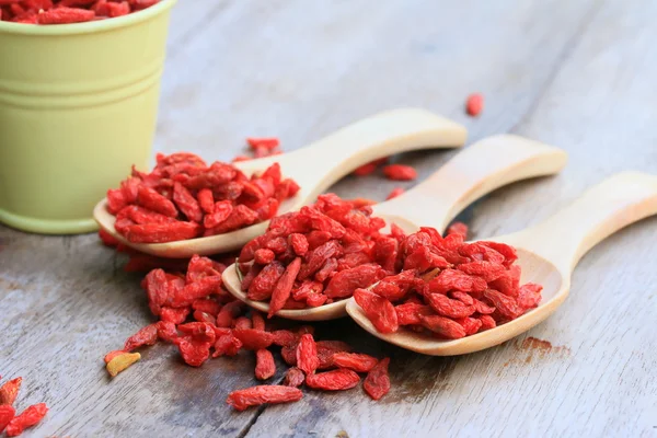 Red dried goji berries — Stock Photo, Image