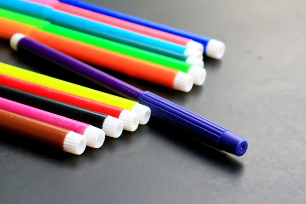 Colorful markers pens — Stock Photo, Image