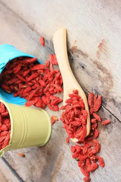 Red dried goji berries — Stock Photo, Image