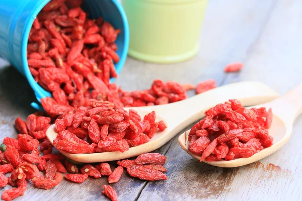 Red dried goji berries — Stock Photo, Image