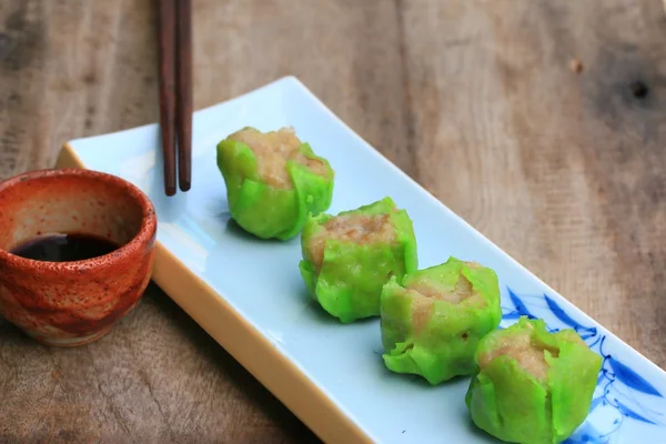 Chinese Gestoomde garnalen knoedels — Stockfoto