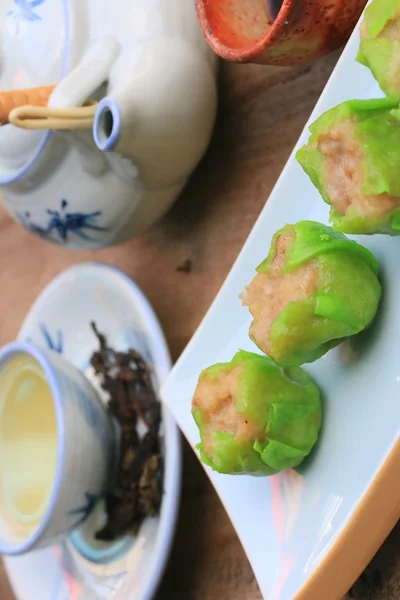 Dumplings de camarones al vapor chinos —  Fotos de Stock