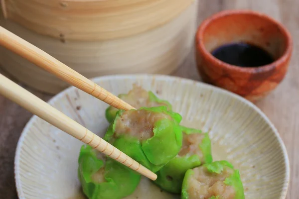 Dumplings de camarones al vapor chinos —  Fotos de Stock