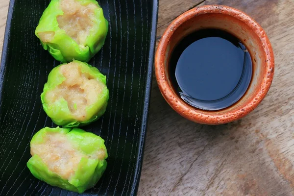 Dumplings de camarones al vapor chinos —  Fotos de Stock