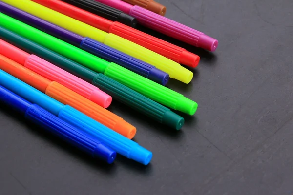 Colorful markers pens