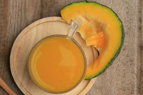 Fresh pumpkin juice — Stock Photo, Image