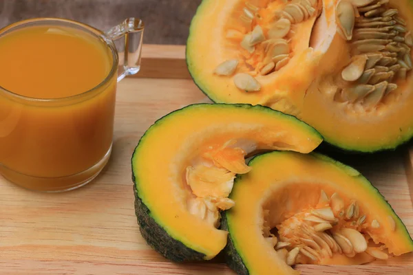 Fresh pumpkin juice — Stock Photo, Image