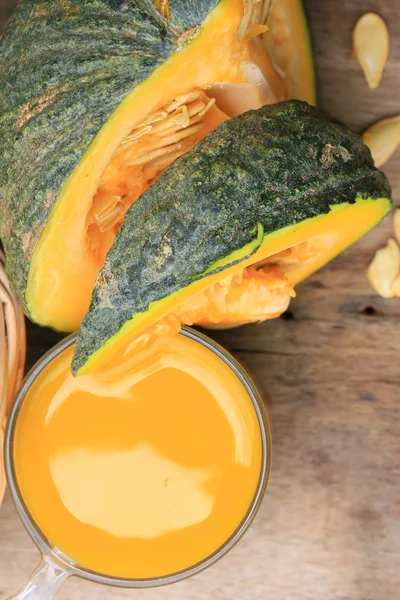 Fresh pumpkin juice — Stock Photo, Image