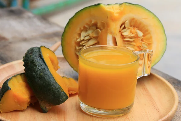 Fresh pumpkin juice — Stock Photo, Image