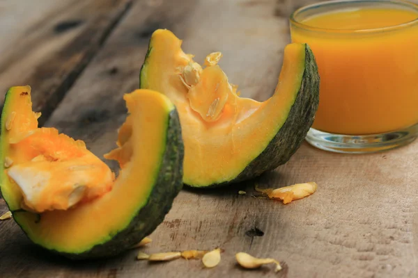 Fresh pumpkin juice — Stock Photo, Image