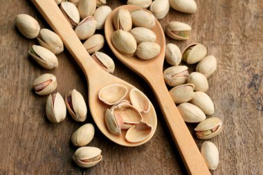 Ahşap vintage fıstık fındık