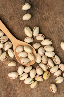 Ahşap vintage fıstık fındık