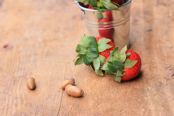 Erdbeere frisches Obst — Stockfoto