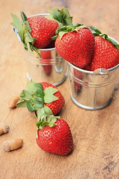 Erdbeere frisches Obst — Stockfoto