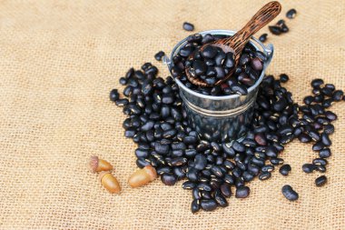 yığın siyah fasulye