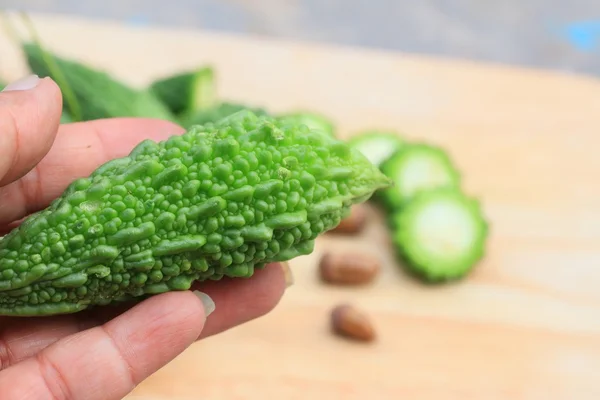 Fresh vegetable bitter melon — Stock Photo, Image