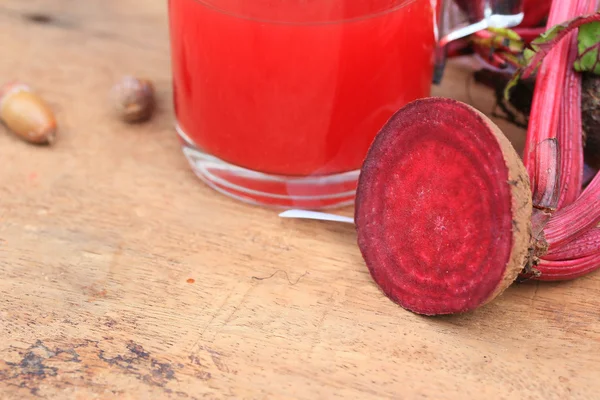 Verduras frescas zumo de remolacha — Foto de Stock