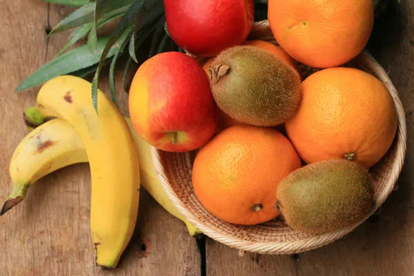 Fruta mista saudável para colorido — Fotografia de Stock