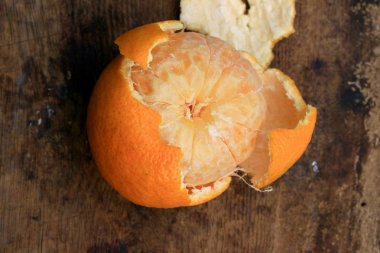 ahşap vintage turuncu meyve