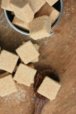 yığın üzerinde doğal küp şeker