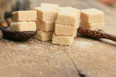 yığın üzerinde doğal küp şeker