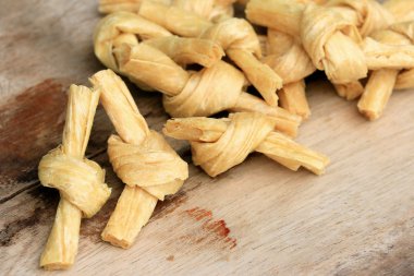 ahşap vintage üzerinde kuru fasulye