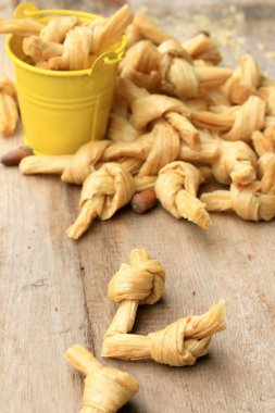 ahşap vintage üzerinde kuru fasulye