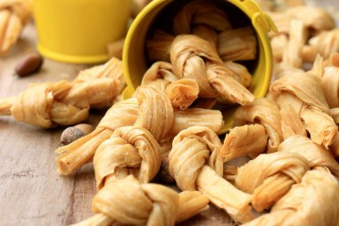 ahşap vintage üzerinde kuru fasulye