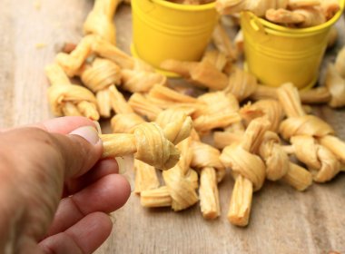 ahşap vintage üzerinde kuru fasulye