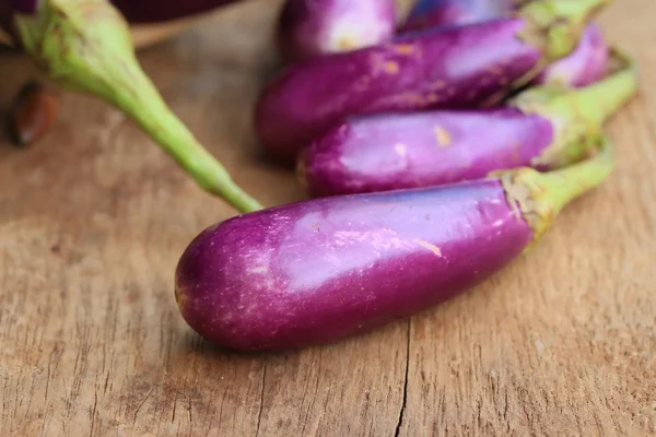 Purple eggplants — Stock Photo, Image