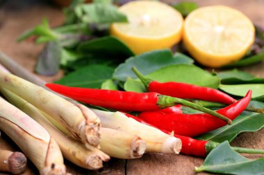 Mix pişirme için - baharatlı Tayland gıda