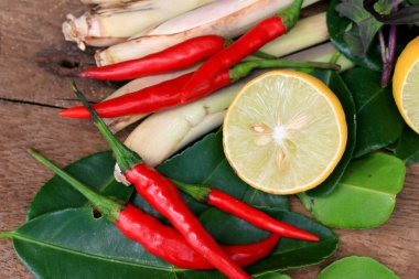 Mix pişirme için - baharatlı Tayland gıda