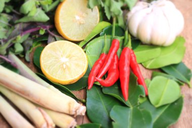 Mix pişirme için - baharatlı Tayland gıda