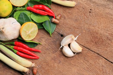 Mix pişirme için - baharatlı Tayland gıda